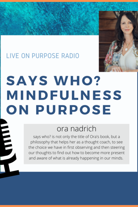 Says Who? Mindfulness on Purpose