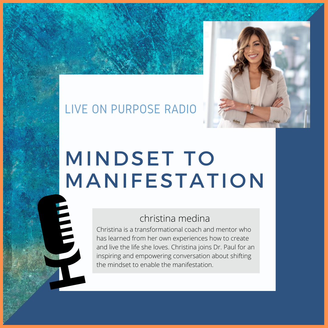 Christina Medina at Live On Purpose Radio