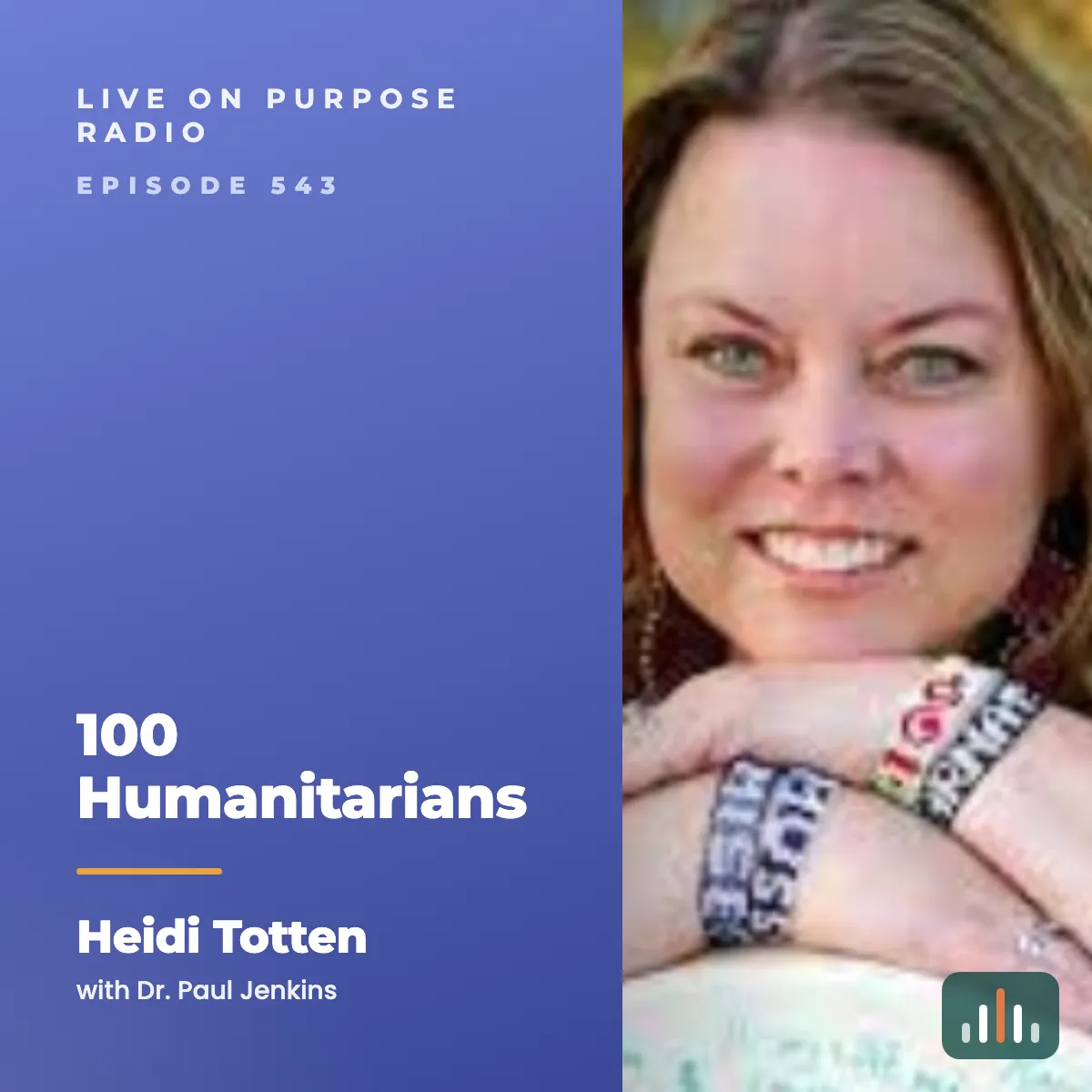 Episode art: 100 Humanitarians – with Heidi Totten