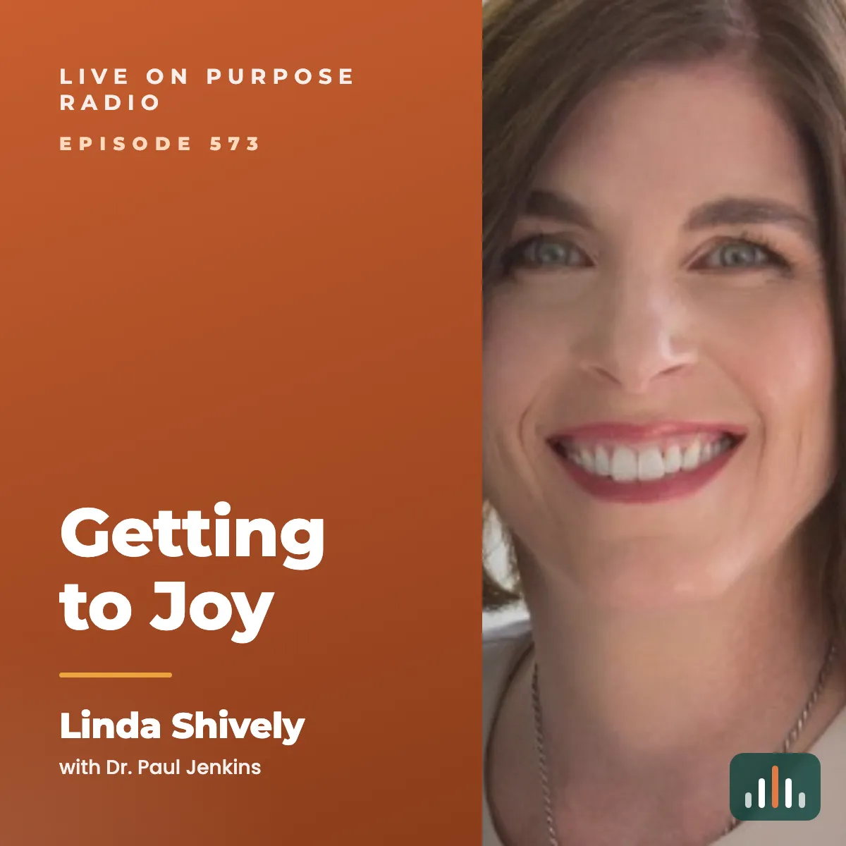Episode art: Getting to Joy – with Linda Shively