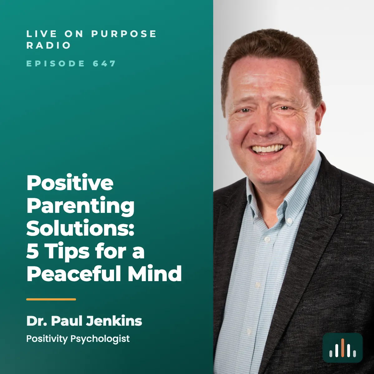 Episode art: Positive Parenting Solutions: 5 Tips for a Peaceful Mind