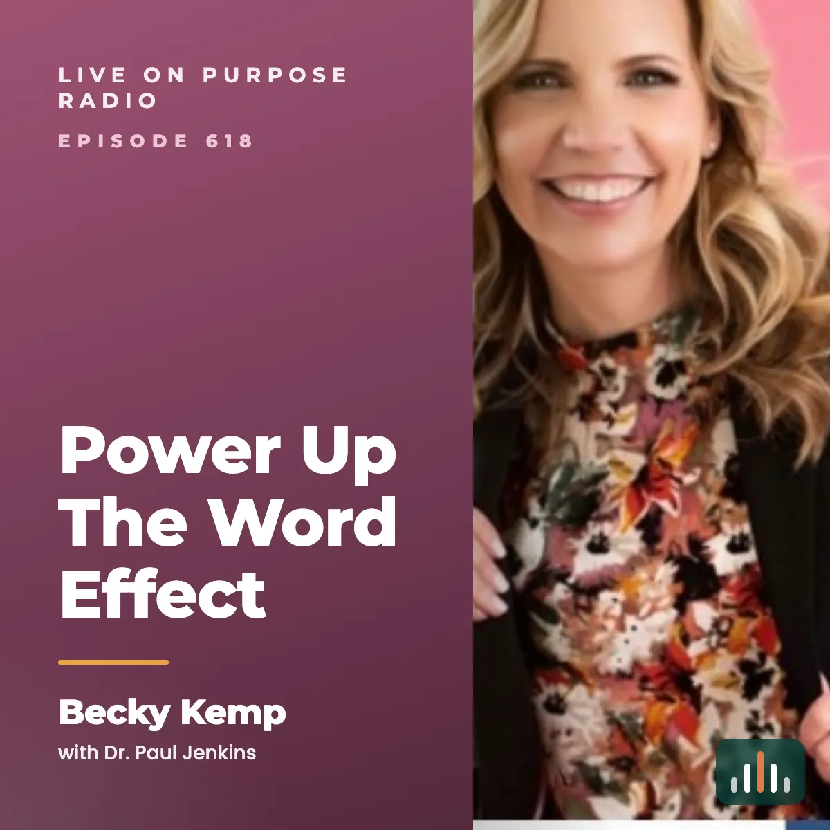 Episode art: Power Up The Word Effect – with Becky Kemp