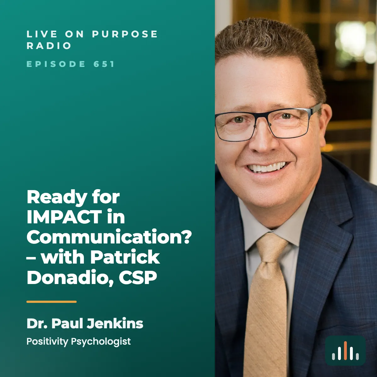 Episode art: Ready for IMPACT in Communication? – with Patrick Donadio, CSP
