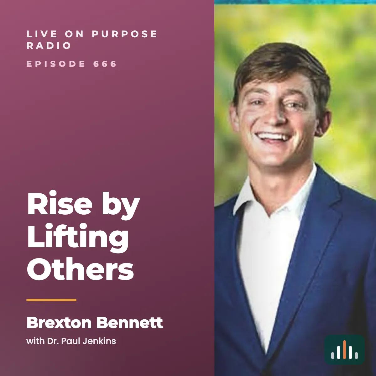 Episode art: Rise by Lifting Others – with Brexton Bennett