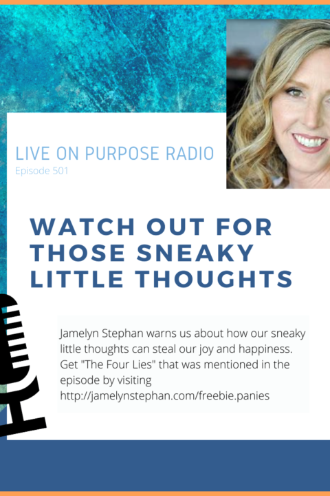 Watch Out For Those Sneaky Little Thoughts – With Jamelyn Stephan – Episode #501