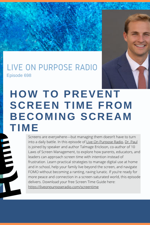 How To Prevent Screen Time From Becoming Scream Time – with Talmage Erickson – Episode #698